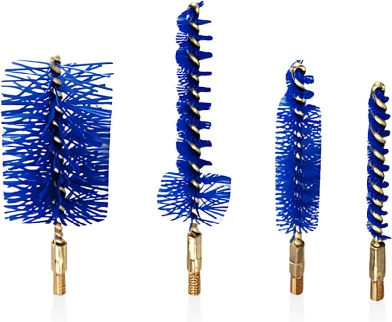 Iosso Premium Bore Brush – Blue Synthetic Fiber – Durable, Long-Lasting Tool for Gun Maintenance – Made in USA Bore Cleaning Brush (AR-15 Brush KIT-Pack of 4) - Image 1